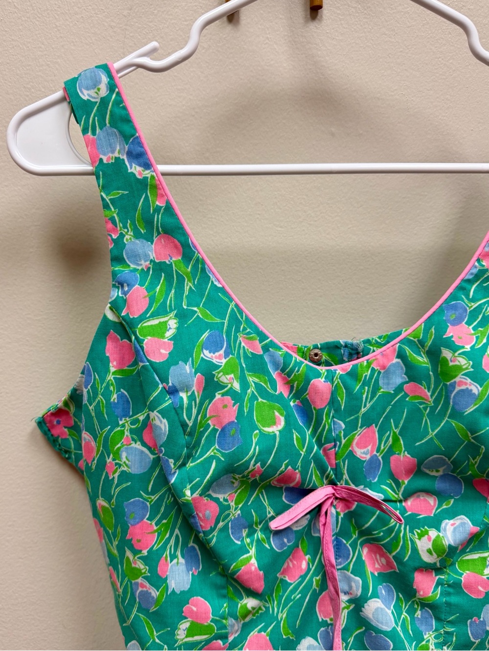 60s Vintage 🌸 Ceeb of Miami Swimwear Playsuit - Picture 3 of 9